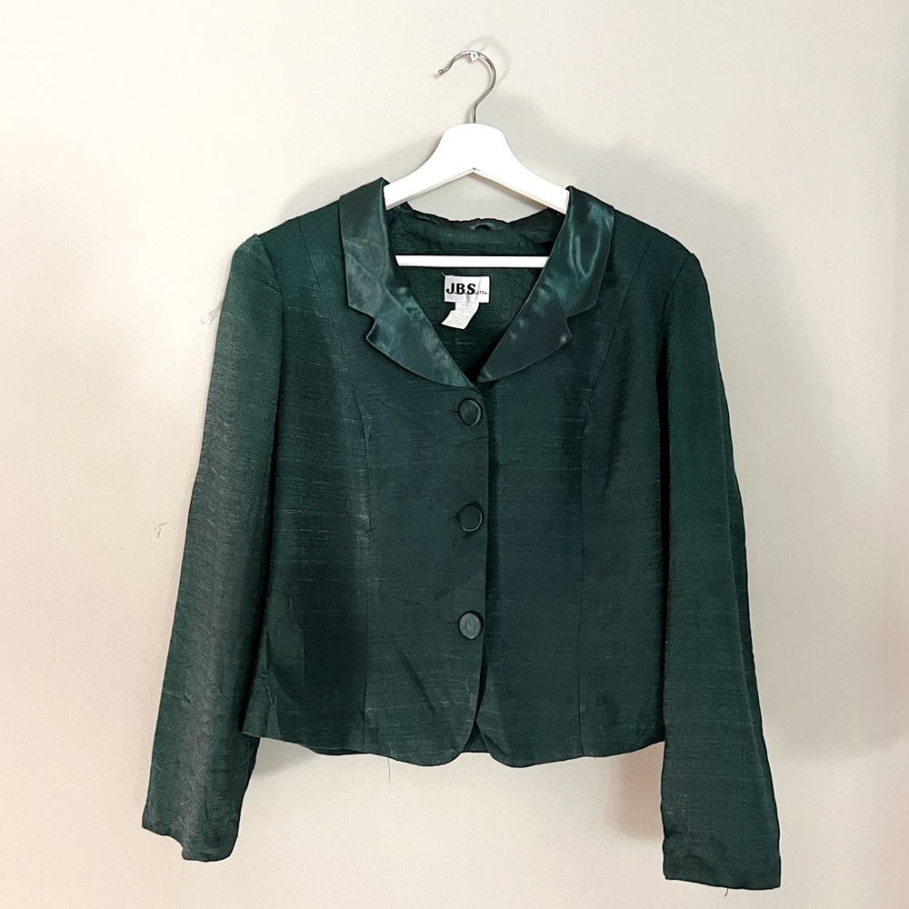 Vintage Satin Lapel Jacket